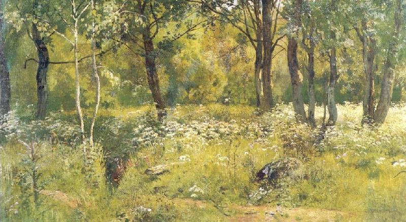 Ivan Shishkin Grassy Glades of the Forest